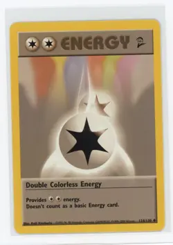 Pokemon Base Set 2 #124/130 Double Colorless Energy - Image 1