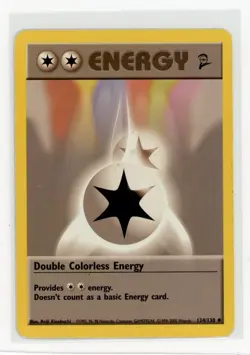 Pokemon Base Set 2 #124/130 Double Colorless Energy - Image 1