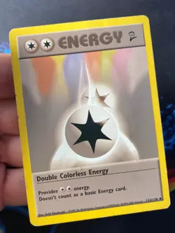 Double Colorless Energy 124/130 Base Set 2 Trainer Rare - WOTC Pokemon Card HP - Image 5