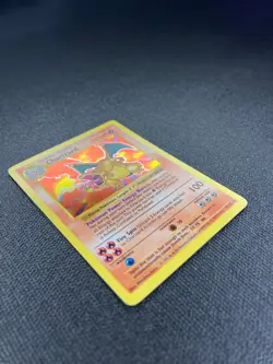 Pokemon TCG Charizard Base Set Shadowless 004/102 Holographic Card WOTC Ungraded - Image 5