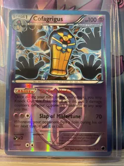 Pokemon Card Cofagrigus 56/116 Plasma Freeze Reverse Holo Rare Near Mint - Image 1