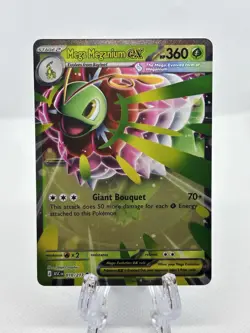 Ascended Heroes Mega Meganium Ex #010/217 Double Rare Pokemon Card NM Near Mint - Image 1