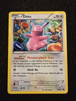 Pokemon TCG Ditto XY40 Black Star Promo Holo Card NM Condition - Image 1