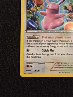 Pokemon TCG Ditto XY40 Black Star Promo Holo Card NM Condition - Image 2