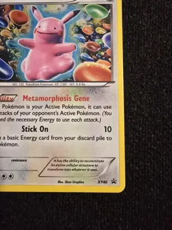 Pokemon TCG Ditto XY40 Black Star Promo Holo Card NM Condition - Image 3