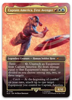 Captain America, First Avenger #1726 (NM) Secret Lair Drop SLD Magic MTG - Image 1