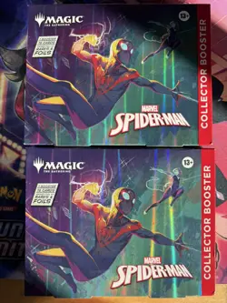 Magic: The Gathering MTG Marvel's Spider Man Collector Booster NEW BOX SEALED x2 - Image 3