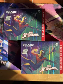 Magic: The Gathering MTG Marvel's Spider Man Collector Booster NEW BOX SEALED x2 - Image 5
