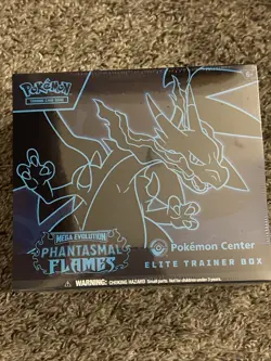 Pokemon TCG Phantasmal Flames Pokemon Center ETB Factory Sealed - Image 1