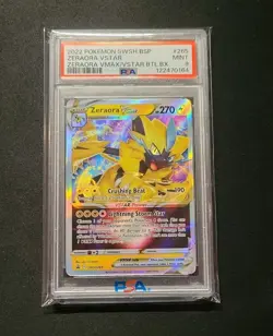PSA 9 Zeraora VStar SWSH265 Black Star Promo #265 Standard size Pokemon Card - Image 3