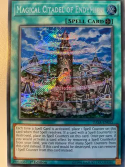 Yugioh Magical Citadel Of Endymion DASA-EN055 Secret Condition1st NM x3 Play Set - Image 1