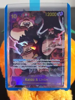 One Piece TCG Single OP08-119 SEC KAIDO & LINLIN Secret Alt MINT Clean ENGLISH - Image 1