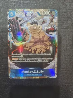 One Piece TCG Monkey.D.Luffy OP11-058 Carrying On His Will OP13 Treasure Rare TR - Image 1