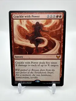 Crackle with Power - MTG - Strixhaven: School of Mages Regular - NM - Image 1