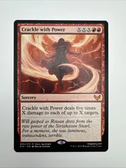 Crackle with Power - MTG - Strixhaven: School of Mages Regular - NM - Image 3