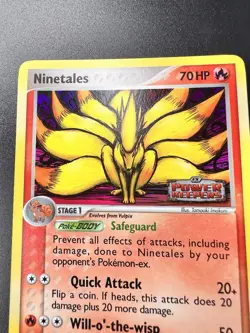 Pokemon TCG Ninetales 19/108 Reverse Holo EX Power Keepers Stamped 2007 LP - Image 2