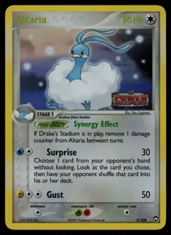 Altaria - 2/108 - Ex Power Keepers Reverse Holo Rare Pokemon Card - NM - Image 3