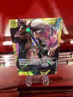 One Piece TCG Trafalgar Law OP10-119 SEC Royal Blood Holofoil Card New English - Image 5