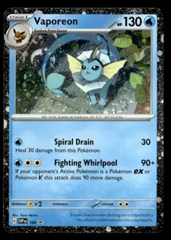 Vaporeon - Promo Holo SV: Scarlet & Violet Promo Cards 168 NM Pokemon TCG - Image 1
