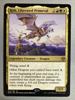 MTG / Rith, Liberated Primeval / DMU / #214 / Regular / Mythic / NM - Image 1