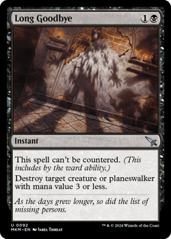 Long Goodbye [Murders at Karlov Manor] Foil Near Mint - Image 1