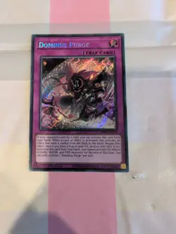 x1 Dominus Purge - INFO-EN078 - Secret Rare - 1st Edition Yu-Gi-Oh! M/NM - Image 1