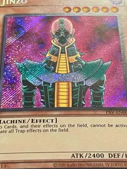 Jinzo | PSV-EN000 | Secret Rare | 25th Anniversary | NM | YuGiOh! - Image 2