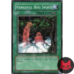 Yugioh Vengeful Bog Spirit LON-E103 Common NM - Image 1