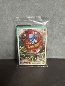 Pokemon TCG Riolu Pokemon Center Stamped Promo Mega Evolutions Etb 010 - Image 1