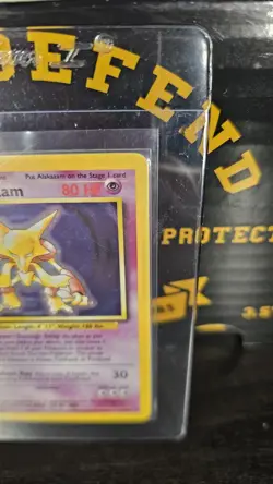 Alakazam 001/102 Base Set Holo Rare Pokemon Card 🔥 LP Clean See! Make Offer! 🔥 - Image 4