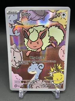 Ditto Flareon 67 - After Skool Hobby V2 Genetic Mystery - Pokemon Fan Art HOLO - Image 1