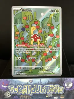 Pokemon Card Shuckle 136/132 Illustration Rare Mega Evolution Base Set NM - Image 1