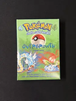 *MINT* 1999 Pokemon Card Vintage EMPTY BOX (Overgrowth Theme Deck) WOTC - Image 1