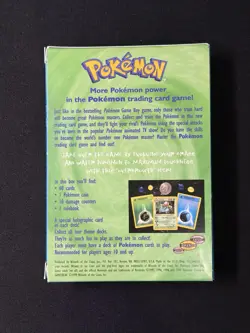 *MINT* 1999 Pokemon Card Vintage EMPTY BOX (Overgrowth Theme Deck) WOTC - Image 2