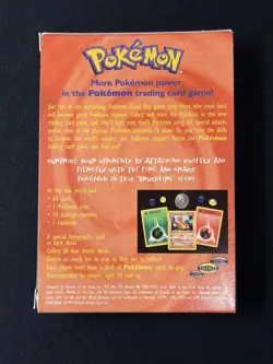 *MINT* 1999 Pokemon Card Vintage EMPTY BOX (Brushfire Theme Deck) WOTC - Image 2