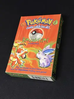 *MINT* 1999 Pokemon Card Vintage EMPTY BOX (Brushfire Theme Deck) WOTC - Image 5