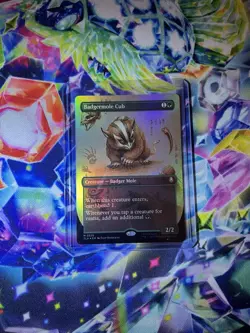 Badgermole Cub Borderless FOIL- Avatar: The Last Airbender MTG - Image 1