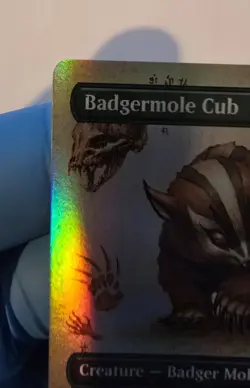 MTG Badgermole Cub Borderless Field Notes Foil - Avatar the Last Airbender - NM - Image 3