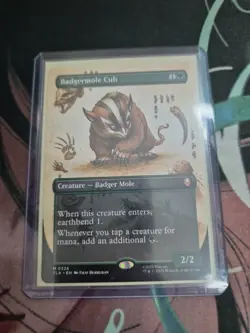 Badgermole Cub (Borderless) 0326 (M) MTG Avatar: The Last Airbender Non Foil - Image 1
