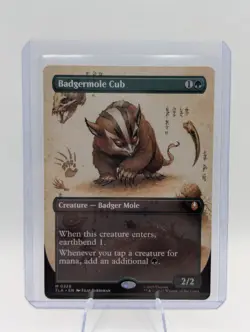 MTG Avatar The Last Airbender Badgermole Cub Borderless #326 Mythic Non-Foil - Image 1