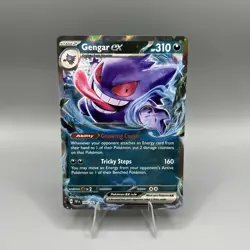 Gengar ex 104/162 Temporal Forces Double Rare Pokemon TCG NM - Image 1