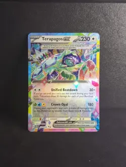 Pokemon TCG - Terapagos ex Stellar Crown Double Rare - 128/142 - M/NM - Image 1