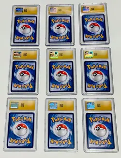 Pokemon CGC Pristine 10 Graded 9 Card Lot Gem Pack Pokeball w/ Umbreon & Eevee - Image 2