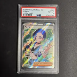 PSA 10 Perrin 209/167 Sv06 Pokemon Twilight Masquerade Ultra Rare Holo Trainer - Image 1