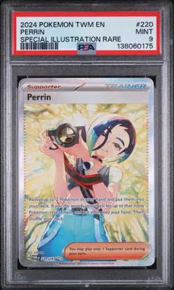 Pokemon Perrin Twilight Masquerade Special Illustration #220 PSA 9 - Image 1