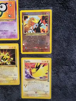 ​Pokemon WotC Black Star Promo Lot 5 Card #2 #14 #23 #34 #38 Mewtwo Entei Zapdos - Image 2