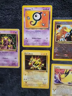 ​Pokemon WotC Black Star Promo Lot 5 Card #2 #14 #23 #34 #38 Mewtwo Entei Zapdos - Image 3