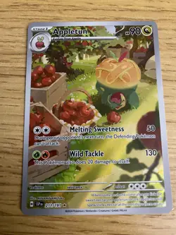 Pokemon TCG Appletun Illustration Rare 211/191 Surging Sparks - Image 1
