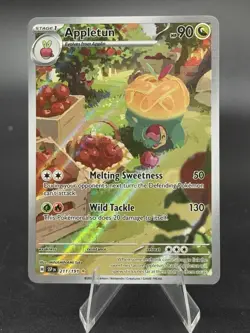 Appletun 211/191 NM Illustration Rare Surging Sparks Pokemon TCG Card Holo - Image 1