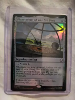 Magic: The Gathering -Mtg- Planetarium of Wan Shi Tong - TLA FOIL M.RARE -N.Mint - Image 4